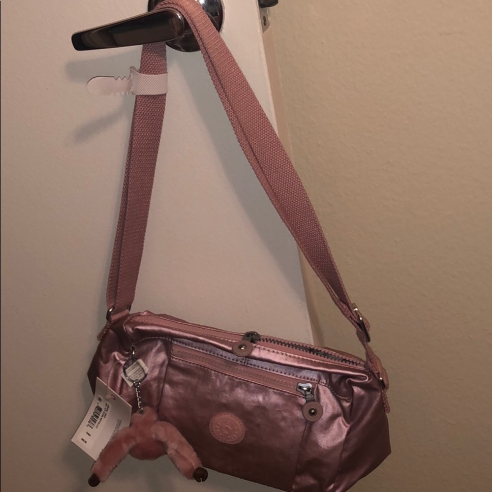 BRAND NEW ROSE GOLD KIPLING
